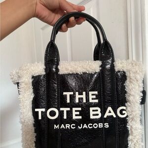 Marc Jacobs Black and White Sherpa Tote